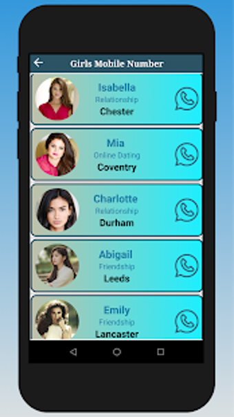 Imagen 2 para Girls Mobile Number (Pran…