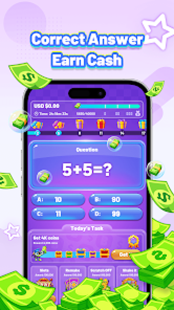 Image 0 for Math Cash: Earn Real Mone…