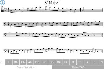 Image 0 for Major Scales Bass