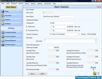 Image 0 for Purchase Order Software -…
