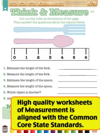 Imagen 0 para Kids Math-Measurement Wor…