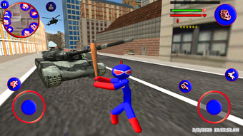 Image 1 for Superhero Stickman Rope h…