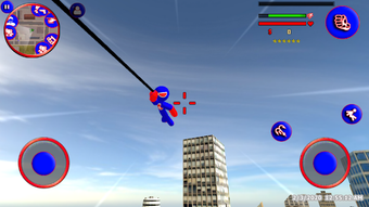 Image 1 for Superhero Stickman Rope h…