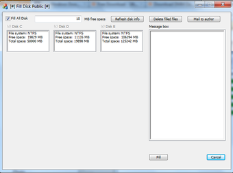 Image 0 for Fill Disk Public