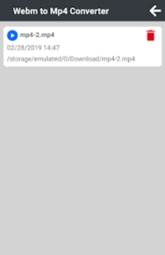 Image 0 for WEBM to MP4 Converter