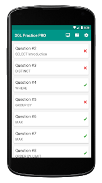 Image 3 for SQL Practice PRO - Learn …