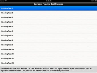 Image 0 for Compass Reading Test Succ…