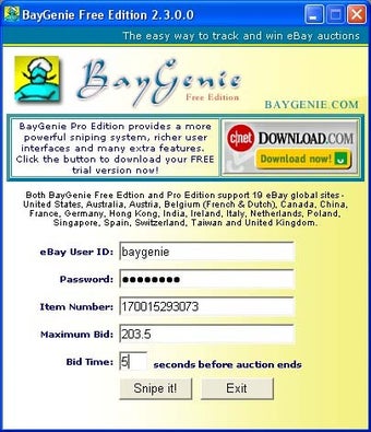 Image 0 for BayGenie eBay Auction Sni…