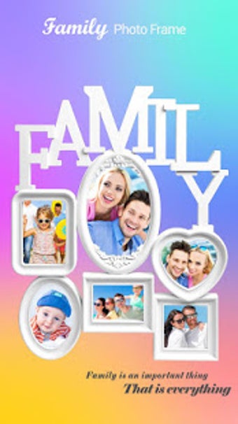 Image 2 for Family photo frame