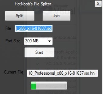 Image 0 for HN File Split