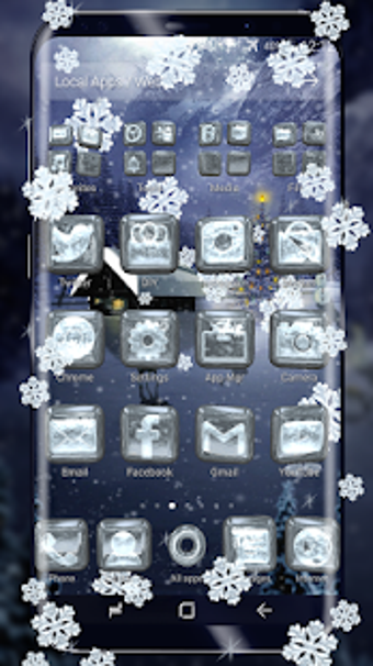 Image 1 for Winter Snow 3D Theme