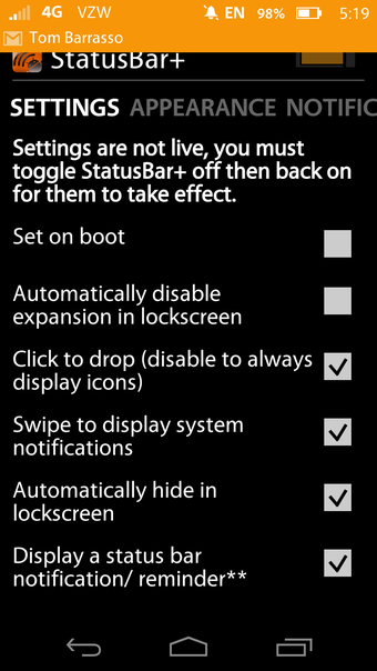 Imagen 0 para StatusBar+