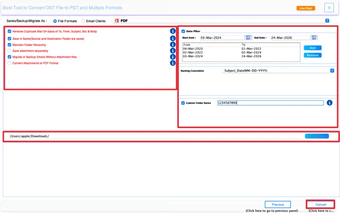 Image 0 for CloudXena OST to PDF Conv…