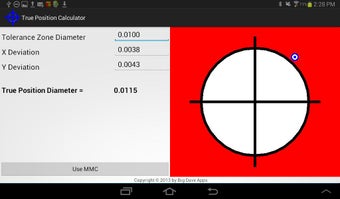 Imagen 2 para True Position Calculator