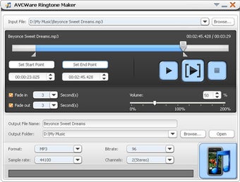 Image 0 for AVCWare  Ringtone Maker