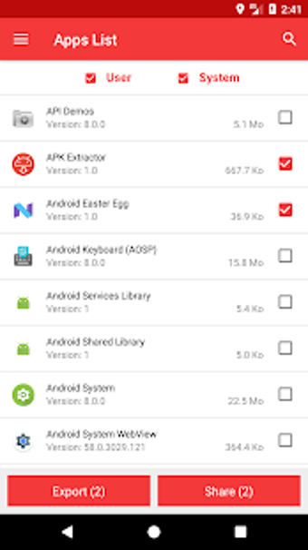 Image 2 for APK Extractor - Extract a…