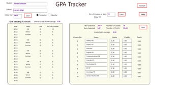 Imagen 0 para GPA Tracker