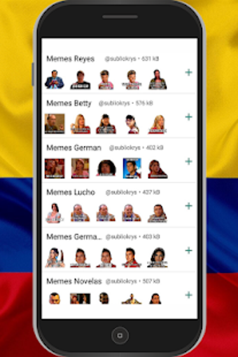 Imagen 2 para Stickers Memes Novelas Co…