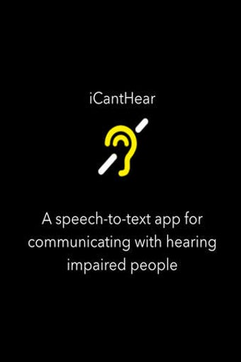 Imagen 0 para iCantHear - A speech-to-t…