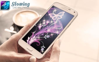 Imagen 2 para Glowing Live Wallpaper