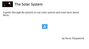 Image 0 for The Solar System for Wind…