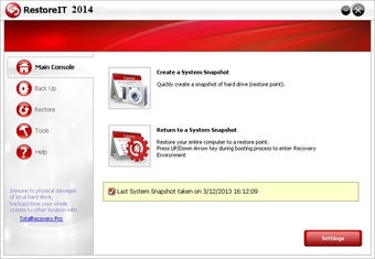 Imagen 1 para FarStone RestoreIT
