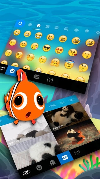 Imagen 0 para Animated Crown Fish Keybo…