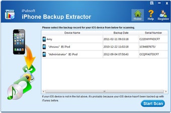 Image 0 for iPubsoft iPhone Backup Ex…