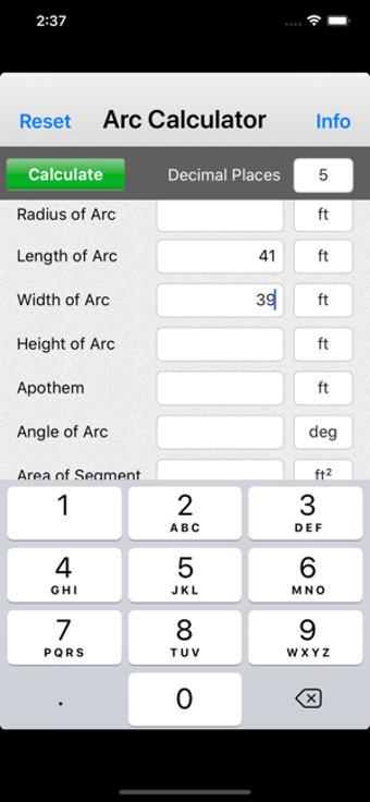 Image 1 for ArcCalc