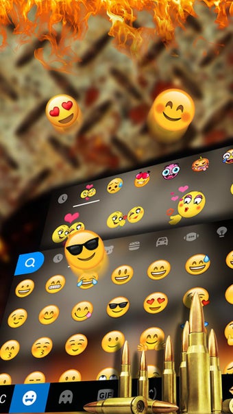 Imagen 0 para Fire Guns Keyboard Theme