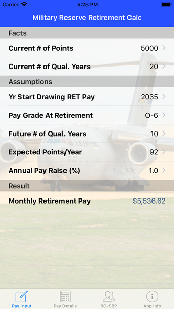 Image 0 for US Military Reserve Retir…