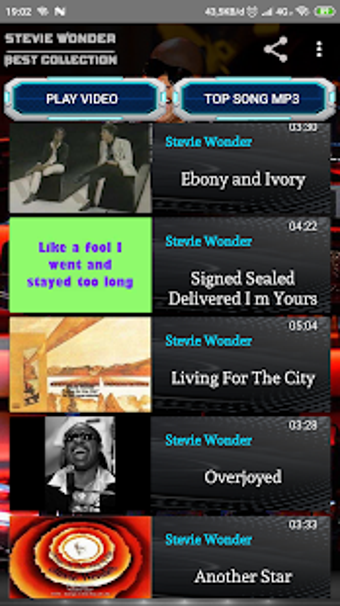 Image 0 for Stevie Wonder ~ The Best …