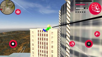 Imagen 1 para Mad Stickman Rope hero Ga…