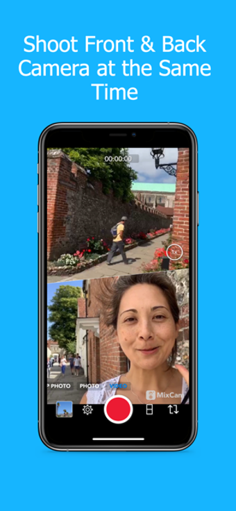 Image 1 for MixCam: Front & Back Came…