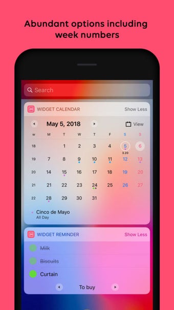 Image 0 for Widget Calendar
