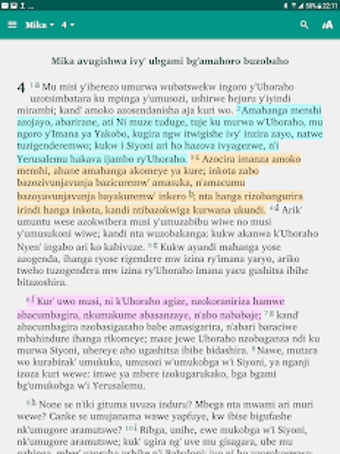 Imagen 1 para Bibiliya Yera mu kirundi
