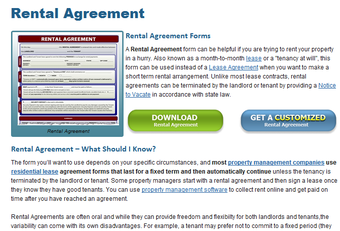 Image 1 for Rental Agreement Forms