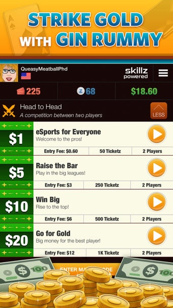 Image 1 for Gin Rummy Gold - Win Real…