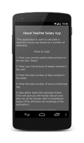 Image 2 for Teacher Salary App