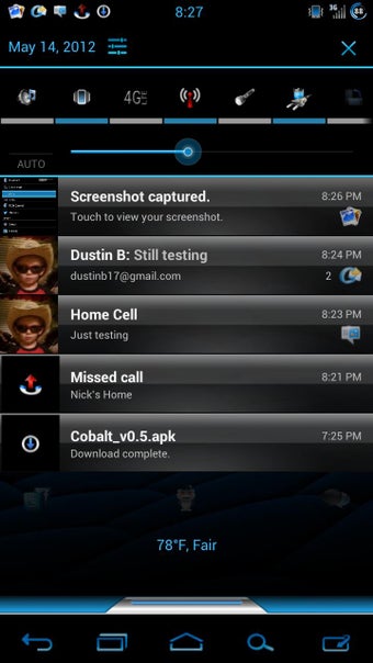Imagen 1 para Cobalt - CM9 & AOKP Theme