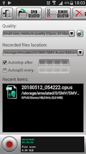 Image 1 for SMV Audio Editor Free