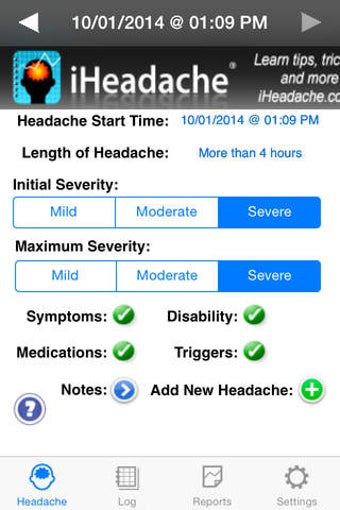 Image 0 for iHeadache - Free Headache…