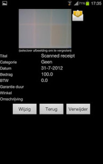 Image 1 for Receipt scanner