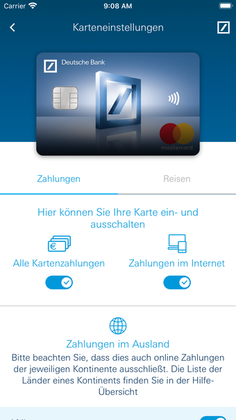 Image 0 for Meine Karte Deutsche Bank…