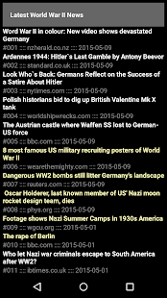 Image 0 for WWII News