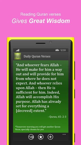 Imagen 1 para Daily Quran Verses for Wi…