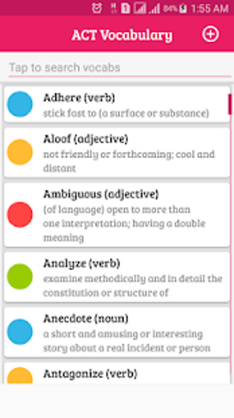 Image 3 for ACT Vocabulary