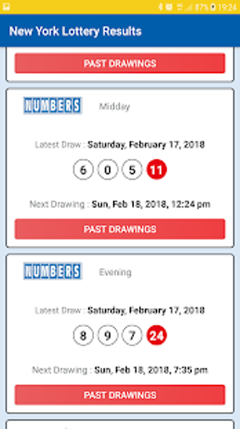 Image 1 for New York Lottery Results
