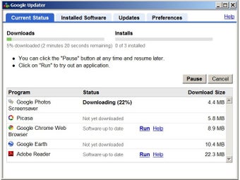 Imagen 1 para Google Pack beta