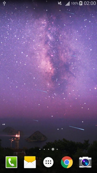 Image 0 for Meteors Sky Live Wallpape…